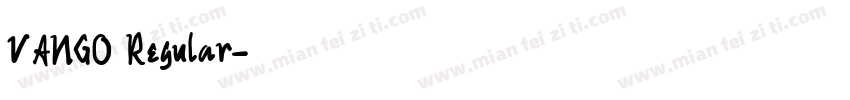 VANGO Regular字体转换
